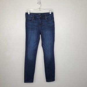 a.n.a Skinny Jeans Medium Wash Whiskering Fading Size 27/4